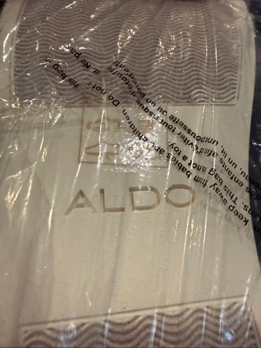 Aldo White Rhinestone-Embellished Lace-Up Sneakers NWOB SIZE 9 - Picture 4 of 4